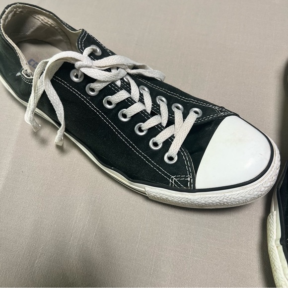 Converse Chuck Taylor All Star Black Low Top Sneakers Unisex Men’s 10/Women’s 12 - Picture 6 of 13